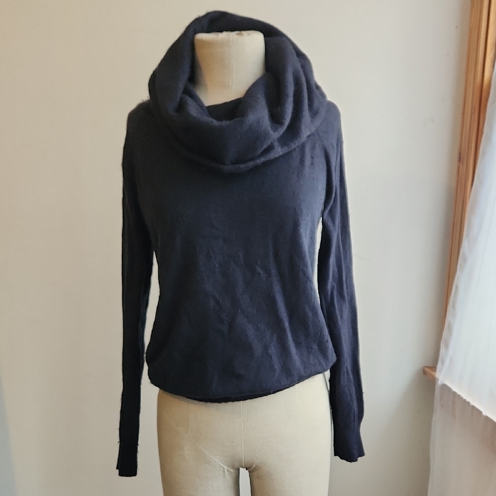 Gap Navy Blue Cowl Neck Sweater